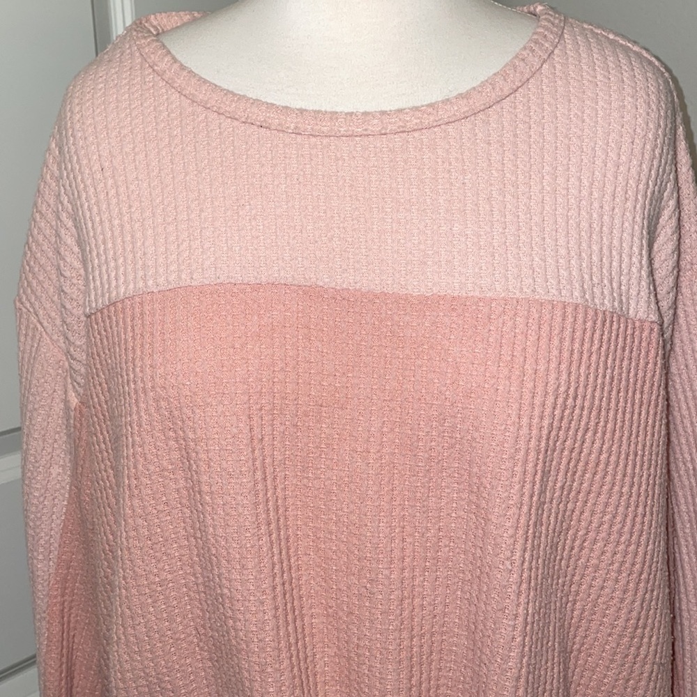 HOLLISTER long sleeve Open Back Waffle Knit shirt top in women’s XS . - Picture 5 of 10